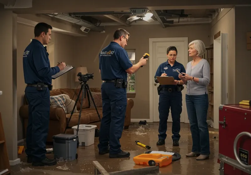 Water Damage Assessment and Insurance Documentation process in Marshall, NC
