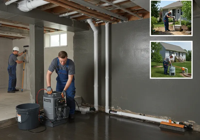 Basement Waterproofing and Flood Prevention process in Marshall, NC